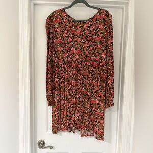 BP Floral Keyhole Dress EUC